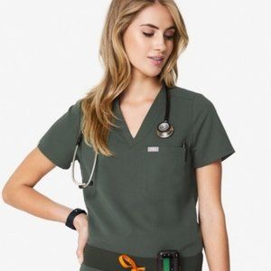 Womens Figs Scrub Top